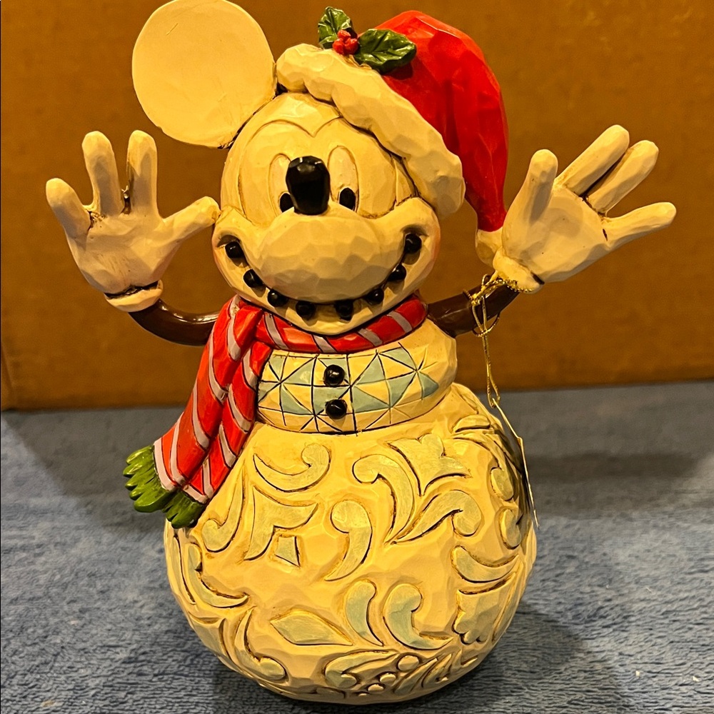 Disney Traditions Mickey Mouse ‘Snowy Smiles’ Figurine